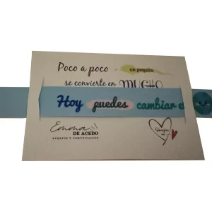 Pulsera Hoy puedes cambiar el Mundo